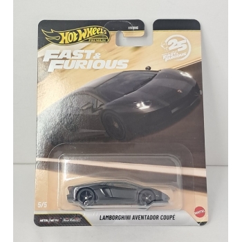 Hot Wheels 1:64 Fast Furious Premium - Lamborghini Aventador Coupe black